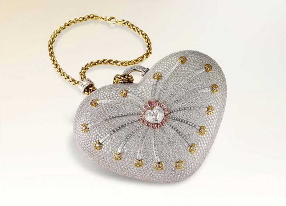 A bolsa Mouawad 1001 Noites de diamantes e pérolas