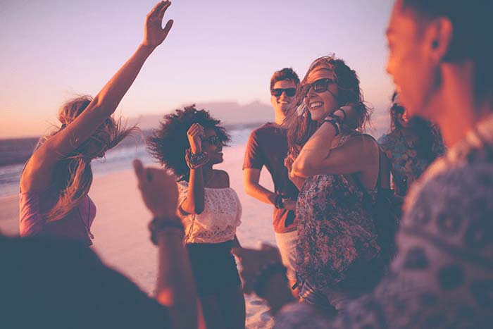 people having fun